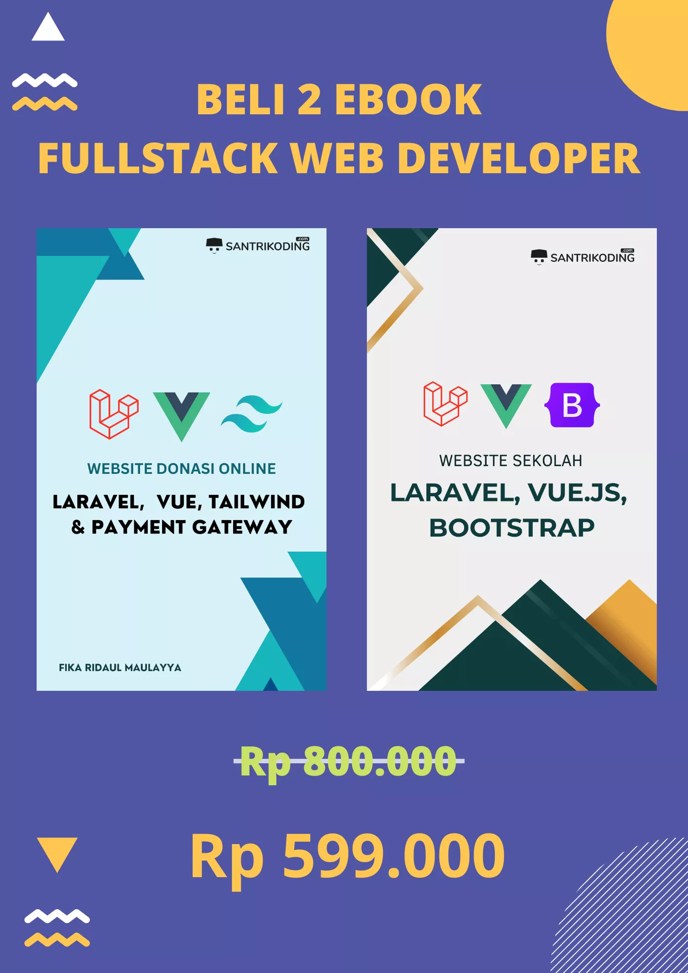 Bundle FullStack Web Developer Dengan Laravel, Vue Js, Tailwind CSS Dan ...