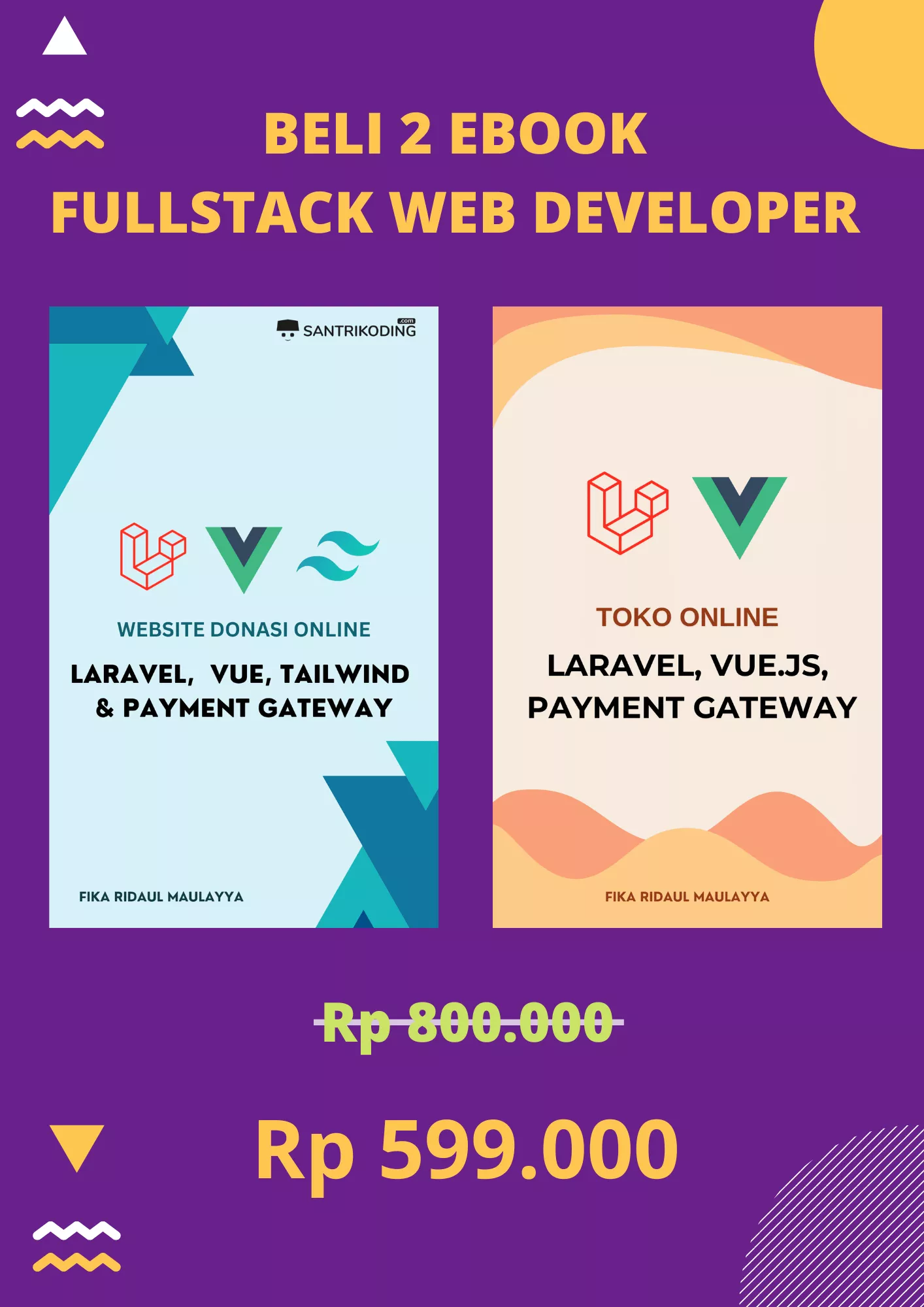 Bundle FullStack Web Developer Dengan Laravel, Vue Js Dan Payment ...