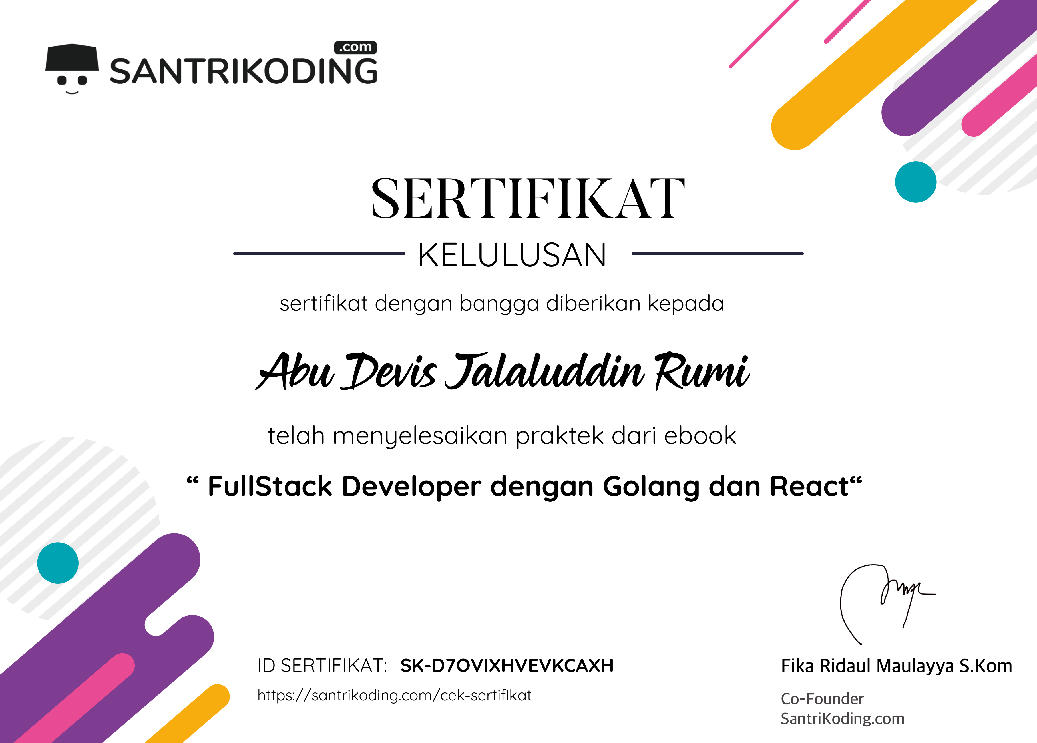 Sertifikat SK-D7OVIXHVEVKCAXH