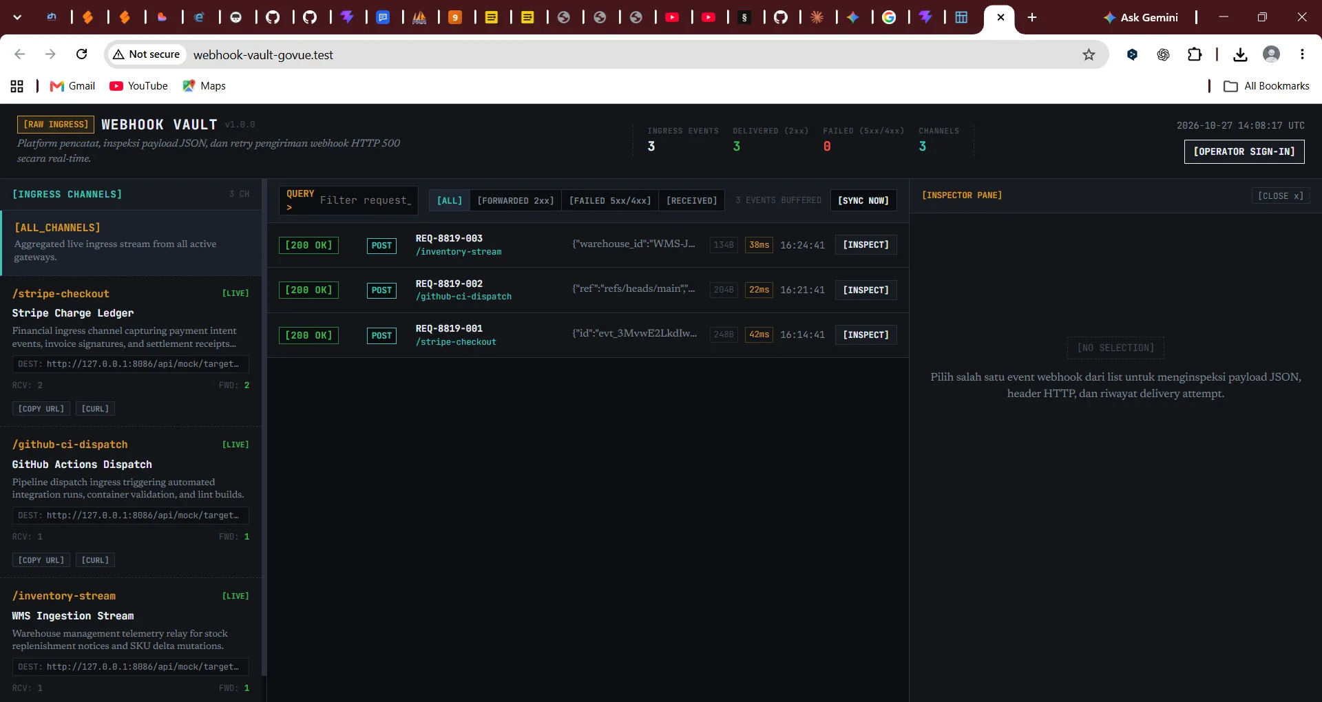 Webhook Vault