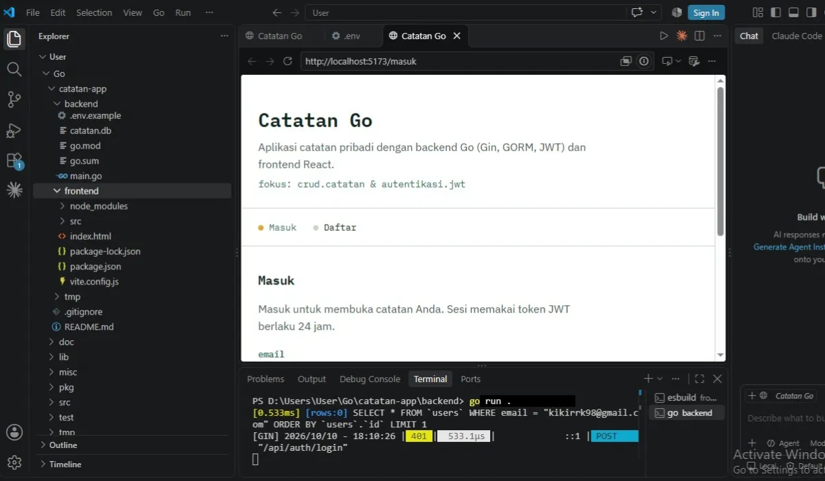 Catatan Go