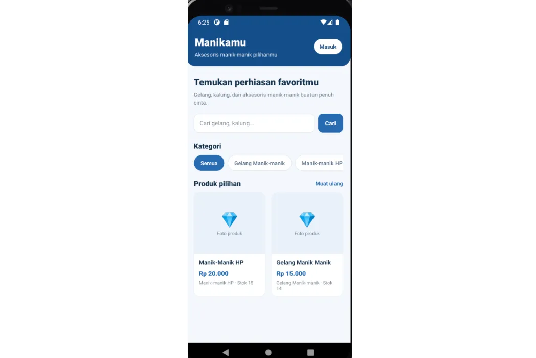 Aplikasi Jual Beli Manik-Manik
