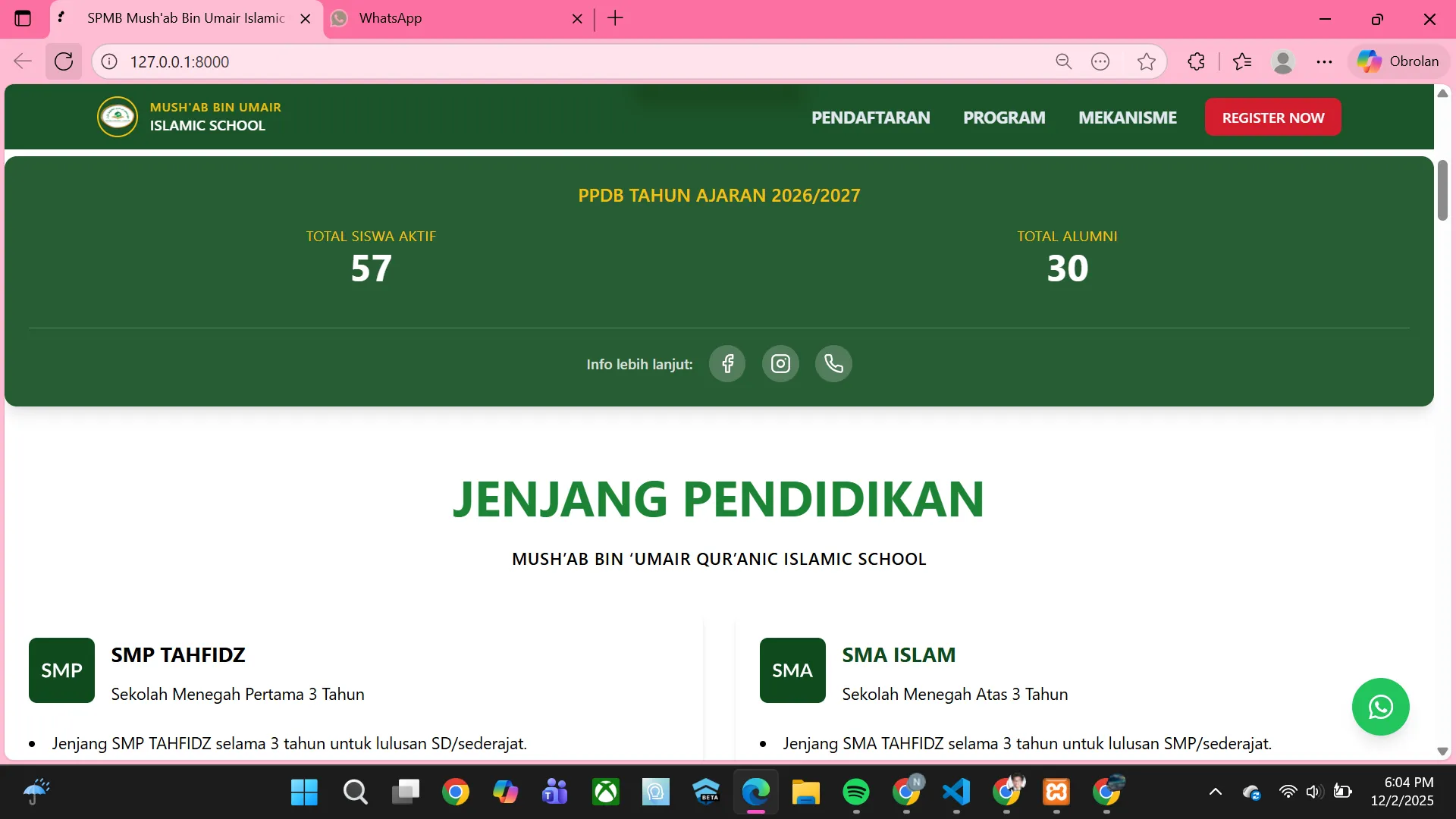 aplikasi sekolah