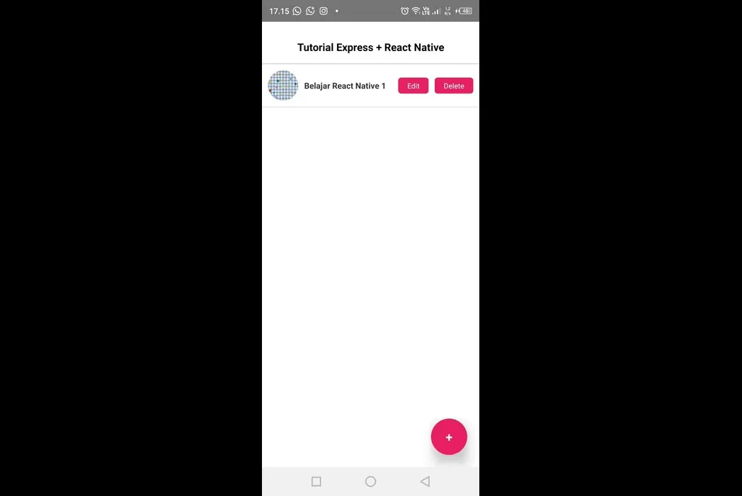 Learn React Native and Express