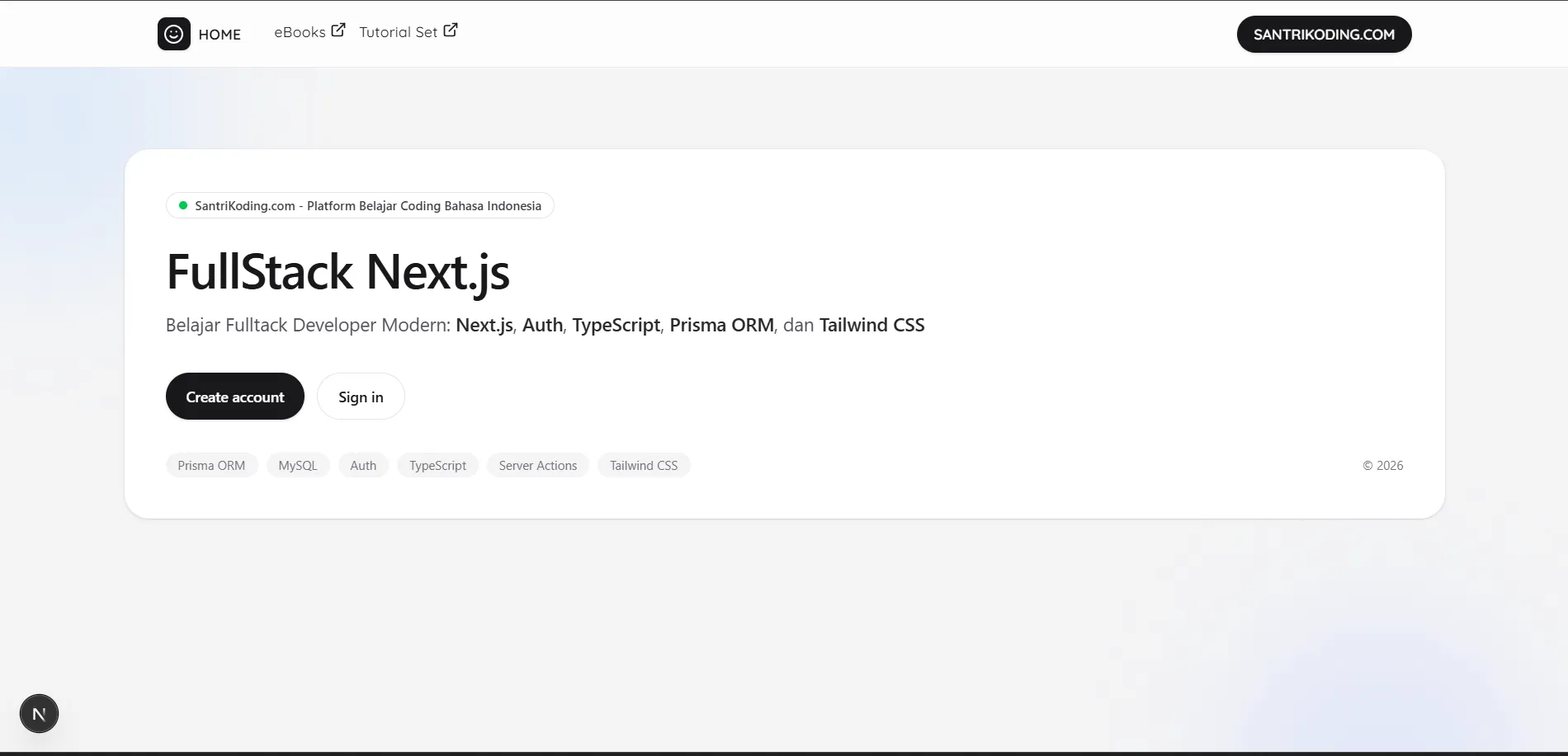 Fullstack Next.js