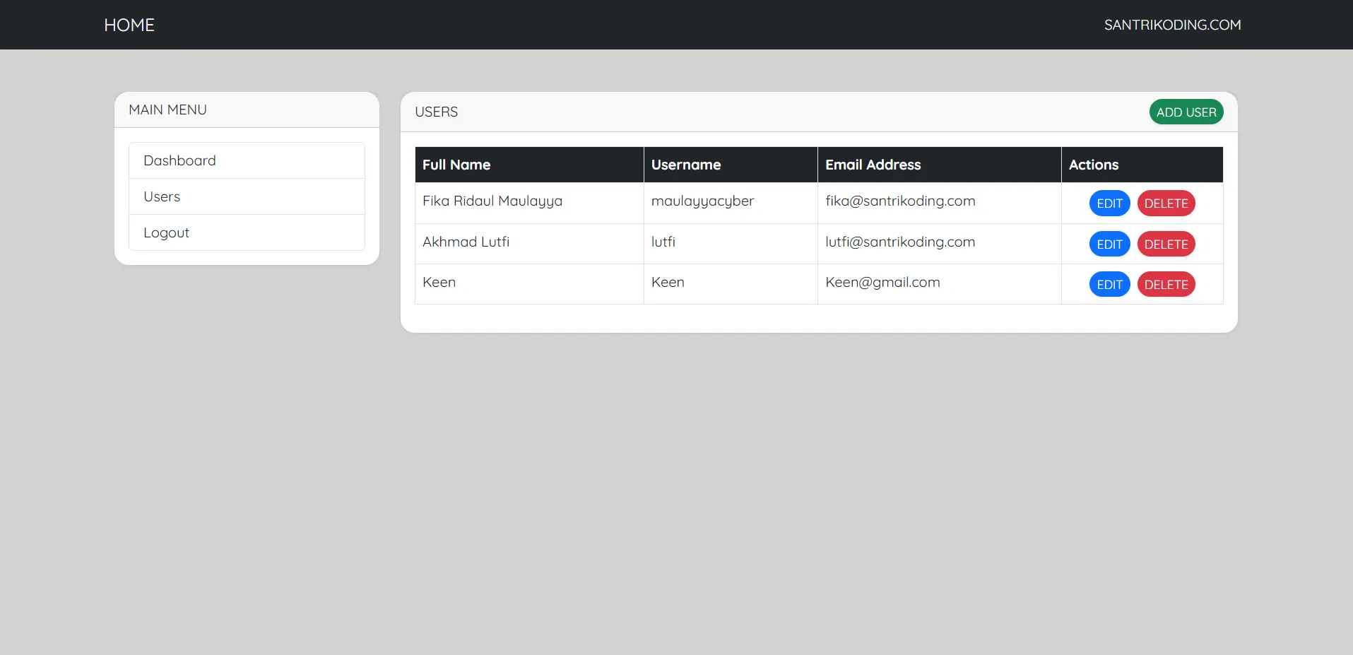 Golang & React with TypeScript