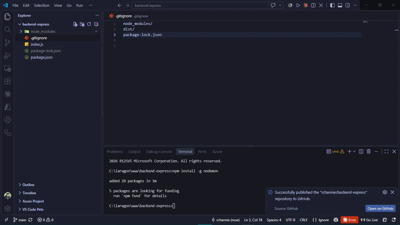 Backend Expresss
