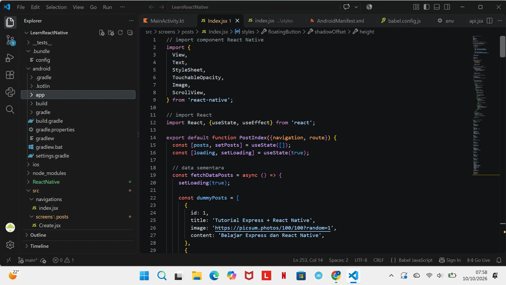 LearnReactNativee