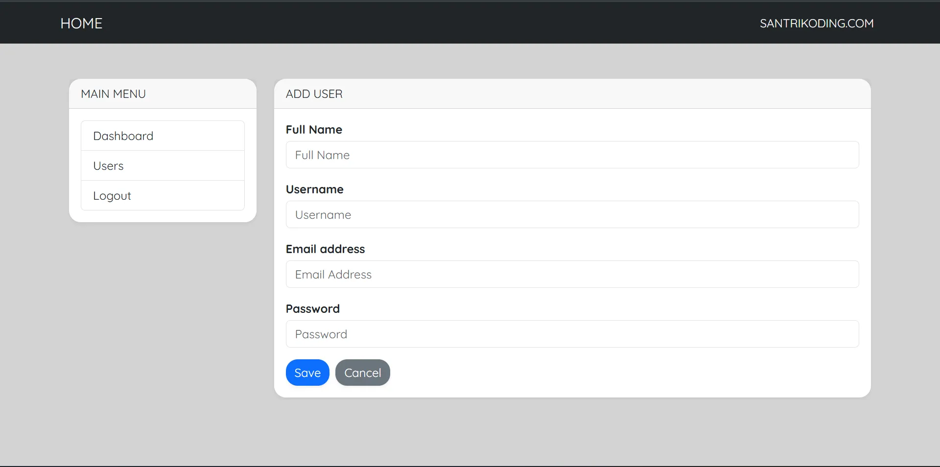 Fullstack Web App - Golang & React